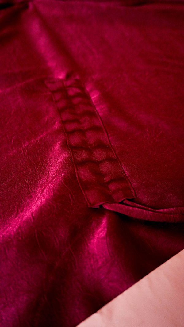 Kaftan Snuggy Basic In Maroon - Image 7