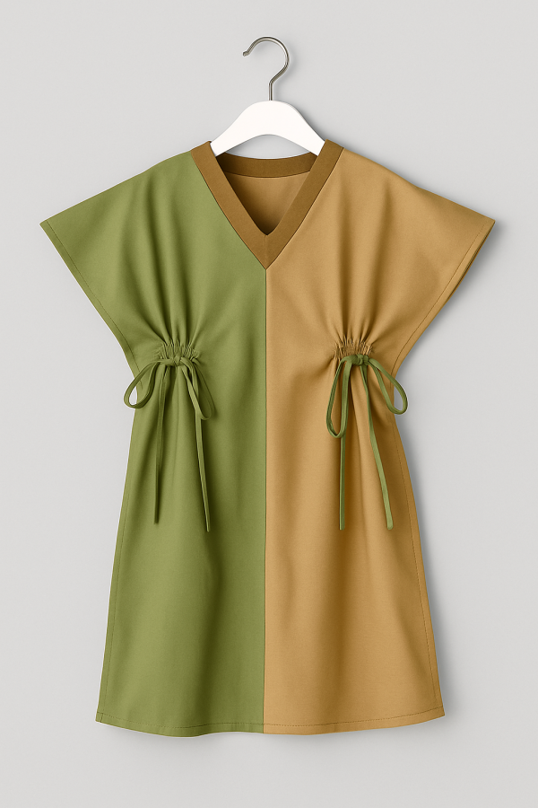 Kaftan Snuggy In Nude Green - Image 2