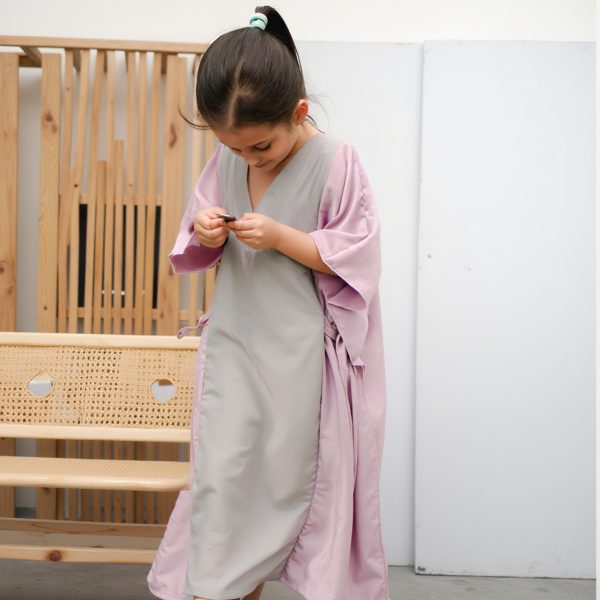 Kaftan Snuggy In Purple Grey